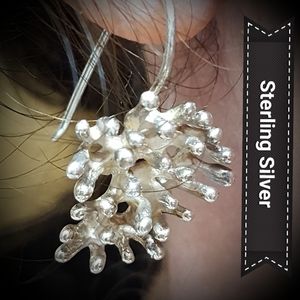 Sterling Silver Kamalei Coral Earrings